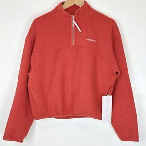 Lululemon Tumbled Fleece Half-Zip Jacket Dare Devil Dove Grey Size: XS  NWT